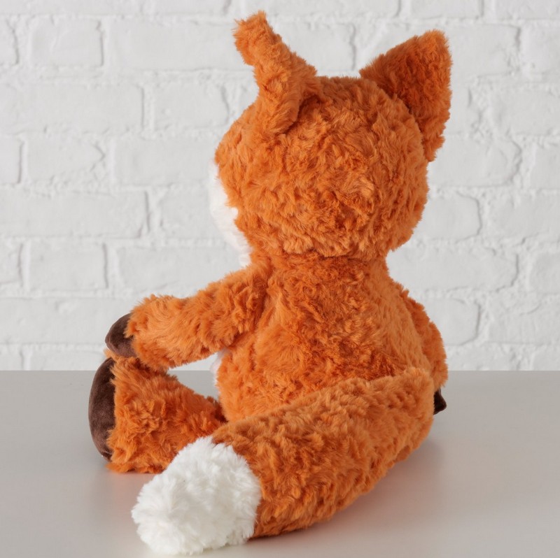 Peluche a forma di volpe alto 50 cm, perfetto come decoro autunnale